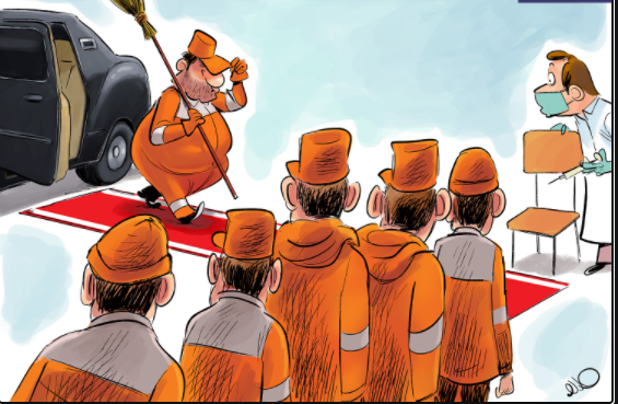 «جعل عنوان» برای دریافت واکسن، نشانگر کم هزینه بودن قانون شکنی است! 