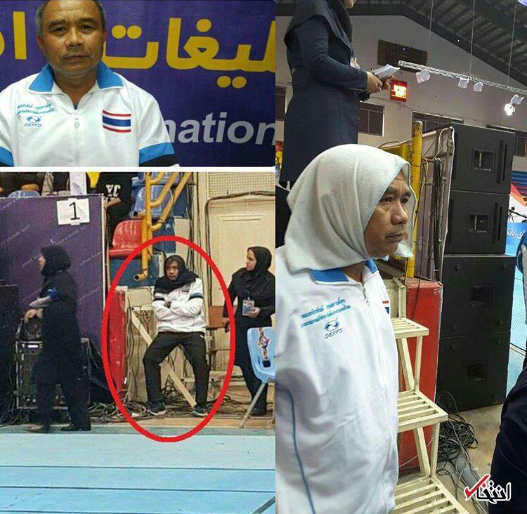 چه کسی مرد تایلندی را مجبور به روسری سر کردن کرد؟! 