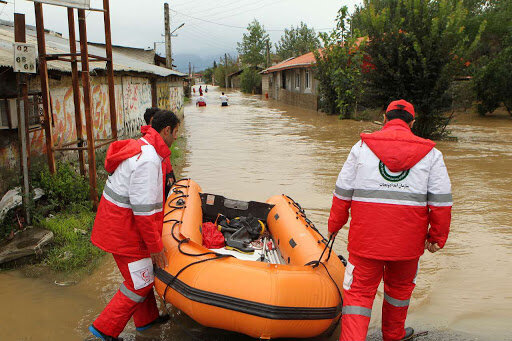 امدادرسانی به ۶٧٠ نفر در شش استان درگیر حوادث جوی